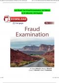 Test Bank for Fraud Examination 7th Edition by W Albrecht, All Chapters Complete ISBN:9780357721759 Newest Edition 2025 Instant Pdf Download 