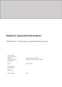 Module 6: Gezondheid bevorderen. Cijfer 8.4