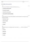 FDNY Fire Life & Safety Director Test #1 Questions & Answers 100% Correct!!