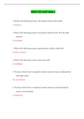 BIOS 252 Quiz 1, BIOS 252 Quiz 2, BIOS 252 Quiz 3, BIOS 252 Quiz 4 (Latest-2021) / BIOS252 Quiz 1, BIOS252 Quiz 2, BIOS252 Quiz 3, BIOS252 Quiz 4: Anatomy and Physiology II with Lab: Chamberlain College of Nursing |100% Correct Q & A, Download to Secure H