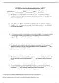 NR-452 Capstone Course NR452_Practice_Medication_Calculation_A_Student_Copy