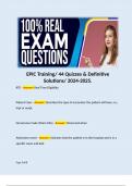 EPIC Training/ 44 Quizzes & Definitive Solutions/ 2024-2025. 