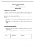 CBSE CLASS-12 BUSSINESS STUDIES CHAPTER 1 NATURE AND SIGNIFICANCE OF MANAGEMENT REVISION NOTES