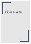 Samenvatting Films maken Hoofdstuk 2 (het shot), 3 (decoupage), 5 (geluid), 6 (licht), 10 (scenario en regie documentaire, alleen interview), 11 (productie)