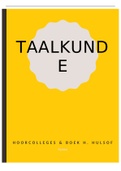 Samenvatting Taalkunde (werkboek), ISBN: 9789053568644  Taalkunde