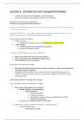 Lecture notes Containment Strategies of Infectious Diseases