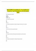 NCCAOM Foundations: Foundations II Practice Test Questions and Answers 2024