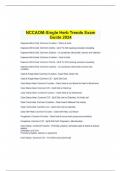 NCCAOM-Single Herb Trends Exam Guide 2024