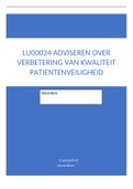 LU00024 ADVISEREN OVER VERBETERING VAN KWALITEIT PATIENTENVEILIGHEID