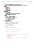 NURSING 208 - Final Exam Study Guide.