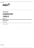 A-level CHEMISTRY 7405/3