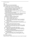 CHEM 120 OL Lab 4: Ionic and Covalent Bonds