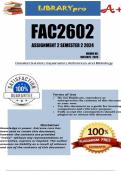 FAC2602 Assignment 2 (QUIZ) Semester 2 2024