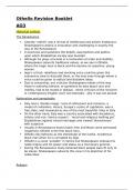 Othello revision booklet AQA A Level English Lit B