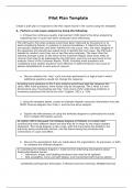 D512 Pilot Plan Template Western Governors University