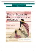 TEST BANK For Maternal Child Nursing Care 3rd Canadian Edition By Keenan Lindsay | Verified Chapter's 1 - 25 Updated 2024| Complete