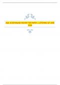 AQA GCSEPANJABI HIGHER TIER PAPER 1 LISTENING QP JUNE  2024