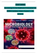 TEST BANK For Microbiology for the Healthcare Professional, 3rd Edition By Karin C. VanMeter, Robert J. Hubert, All Chapters 1 - 25, Complete Newest Version (100% Verified)