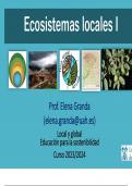 Tema 4. Ecosistemas locales