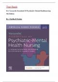 Test Bank -Varcarolis Essentials of Psychiatric Mental Health Nursing 5th Edition( Chyllia D Fosbre, 2022), All Chapters 1-28 ||Latest Edition