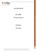 ECS3701 - Monetary economics notes