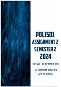 POL1501 Assignment 2 Semester 2 2024 | Due 30 September 2024