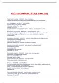 NR 341 PHARMACOLOGY CJE EXAM 2023