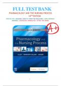 Test Bank For Pharmacology and the Nursing Process 10th Edition By Linda Lilley, Shelly Collins, Julie Snyder|9780323827973| All Chapters 1-58| LATEST