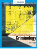 8th Edition: Criminology by Larry J. Siegel | ISBN: 9780357624838