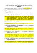 PHYS 1403 Lab 7: APPARENT & ABSOLUTE VISUAL MAGNITUDE Worksheet | Collin college