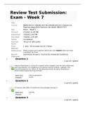 NURS-6521C-2/NURS-6521N-2/NURS-6521D-2-Advanced Pharmacology 2020 Review Test Submission: Exam - Week 7 > complete answers.