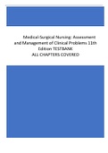 Medical-Surgical Nursing Assessment and Management of Clinical Problems 11th Edition TESTBANK