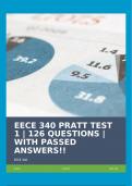 EECE 340 PRATT TEST 1 | 126 QUESTIONS | WITH PASSED ANSWERS!!