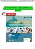 Test Bank for primary care art and science of advanced practice nursing 5th edition by Lynne M. Dunphy All Chapters Complete ISBN:9780803667181 Newest Edition 2024 Instant Pdf Download 