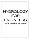 Hydrology for Engineers Solved Problems