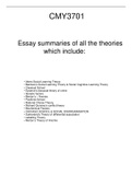 CMY3701 Mega ESSAY Theory pack 