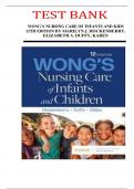 WONG’S NURSING CARE OF INFANTS AND KIDS 12TH EDITION BY MARILYN J. HOCKENBERRY, ELIZABETH A. DUFFY, KAREN