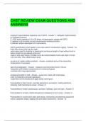 CHST REVIEW EXAM QUESTIONS AND ANSWERS (GRADED A)