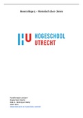 College aantekeningen Blok B Werk, Sport, Hobby - Hoorcollege 4 - Motorisch (her-)leren