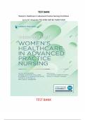 Test Bank for Women’s Healthcare in Advanced Practice Nursing 3rd Edition by Ivy M. Alexander