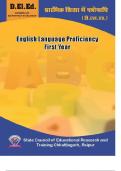 English language proficiency 