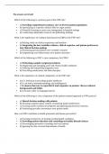 CMN 577 Final Exam Practice Questions - University of South Alabama FNP