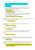 NSG 6340 PREDICTOR STUDY GUIDE 2