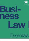 BUSINESS LAW 1 ESSENTIALS