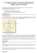 C++ Programming Handling Repetitions While Loop Statement 
