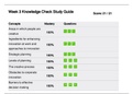 PHL 320  - Week 3: Knowledge Check. Complete Study Guide.