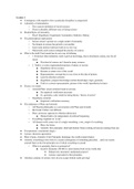 PSS Final Exam Study Guide