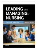 Test Bank for Leading and Managing in Nursing 7th Edition by Yoder-Wise || ALL CHAPTERS UPDATED