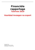 Essay OE10a: Financiele Rapportages  Financieel management  -   Integrale bedrijfsanalyse, ISBN: 9789001889104