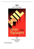 Boekverslag Wil van Jeroen Olyslaegers Nederlands